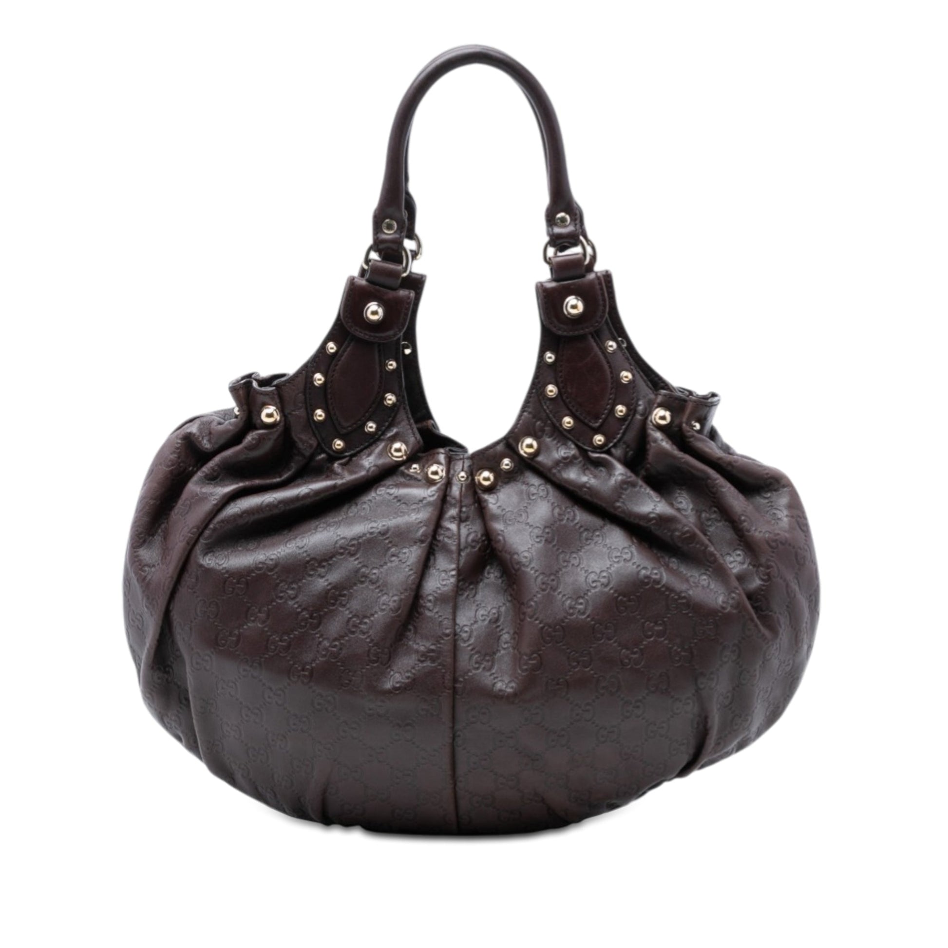 Guccissima Studded Pelham Hobo