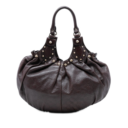 Guccissima Studded Pelham Hobo
