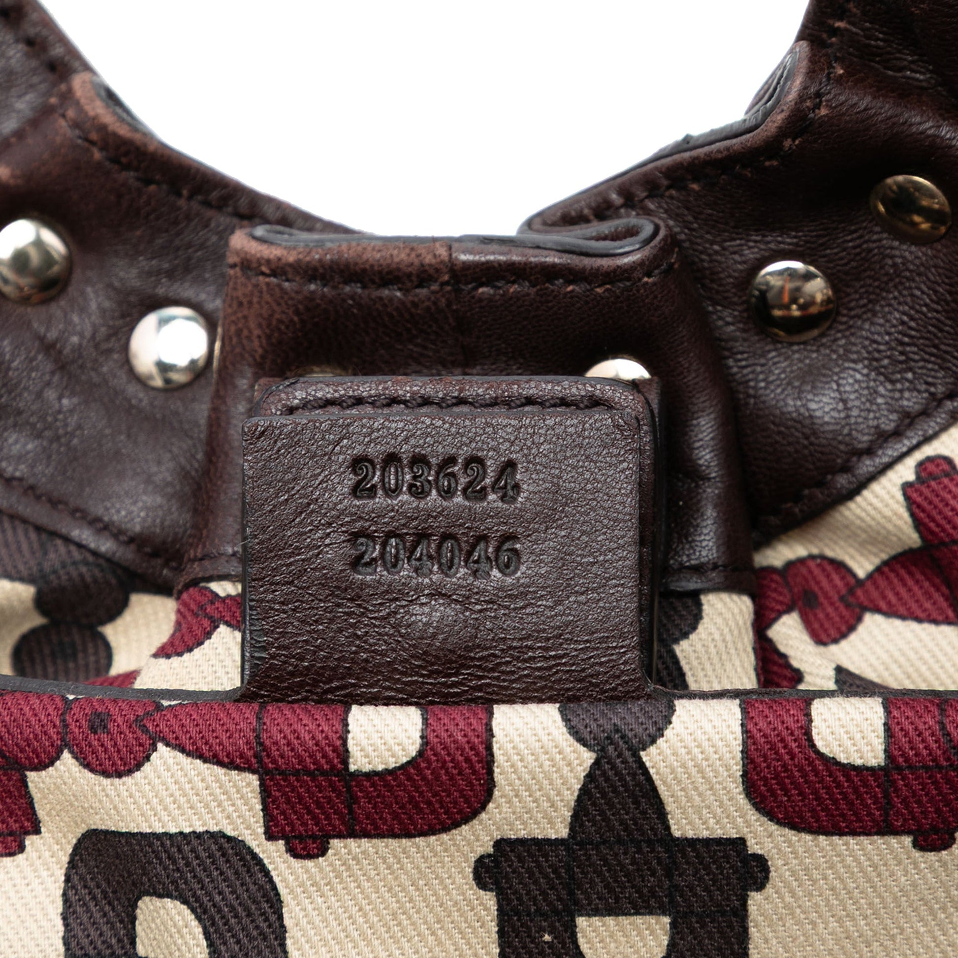 Guccissima Studded Pelham Hobo
