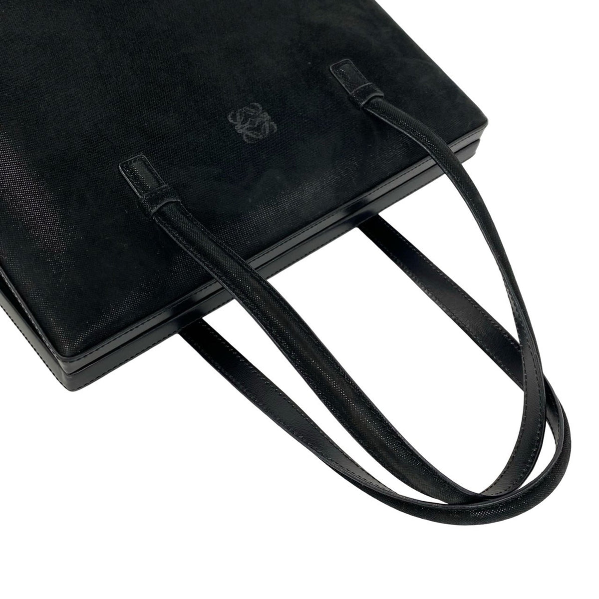 LOEWE Velvet Anagram Narciso Tote