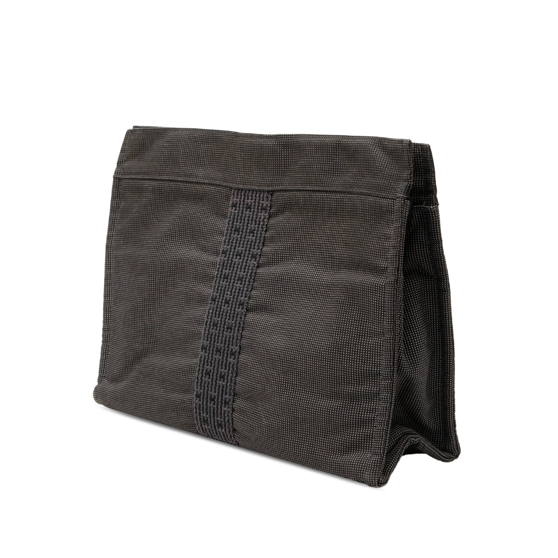 Hermès Canvas Herline Clutch