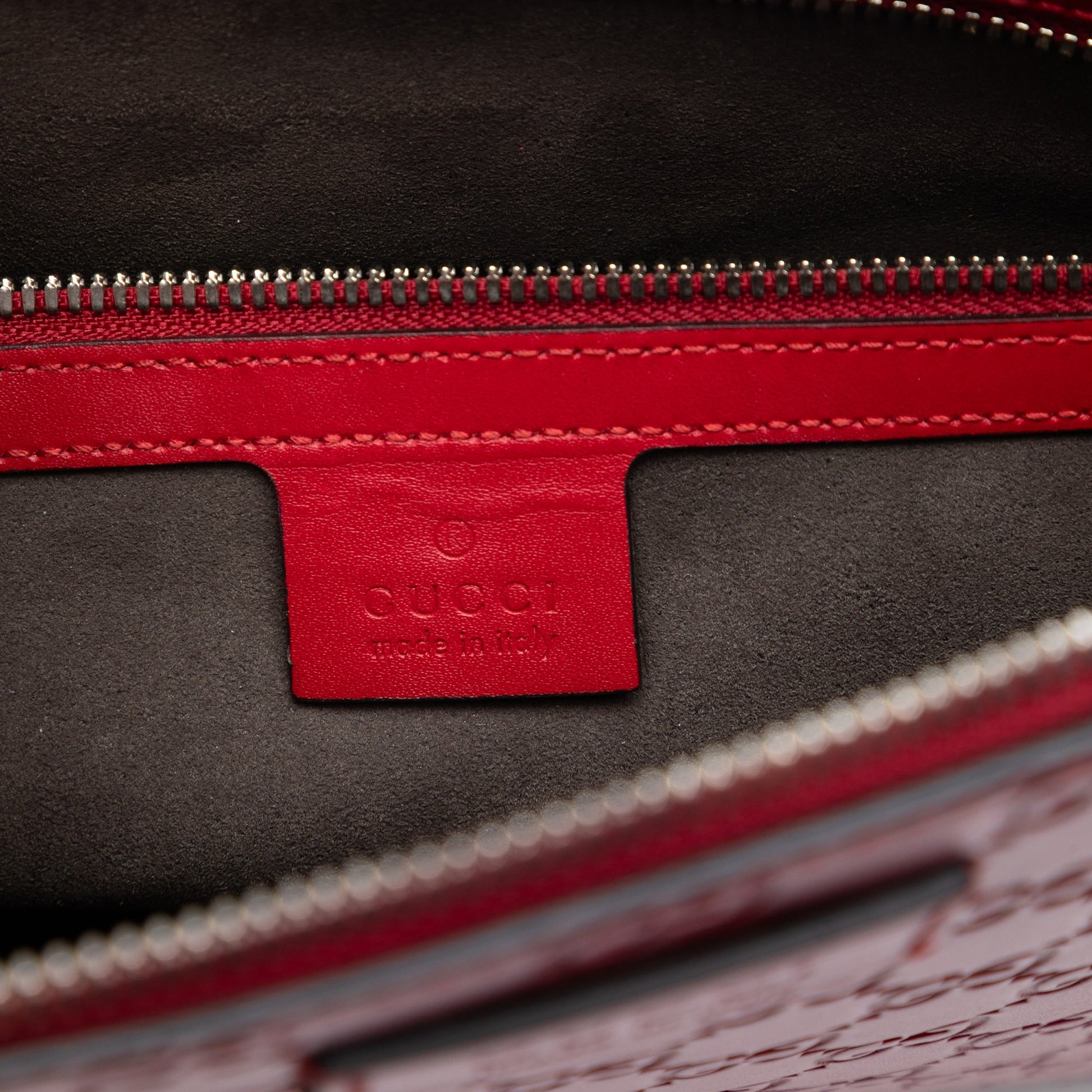 Guccissima Zip Messenger Bag