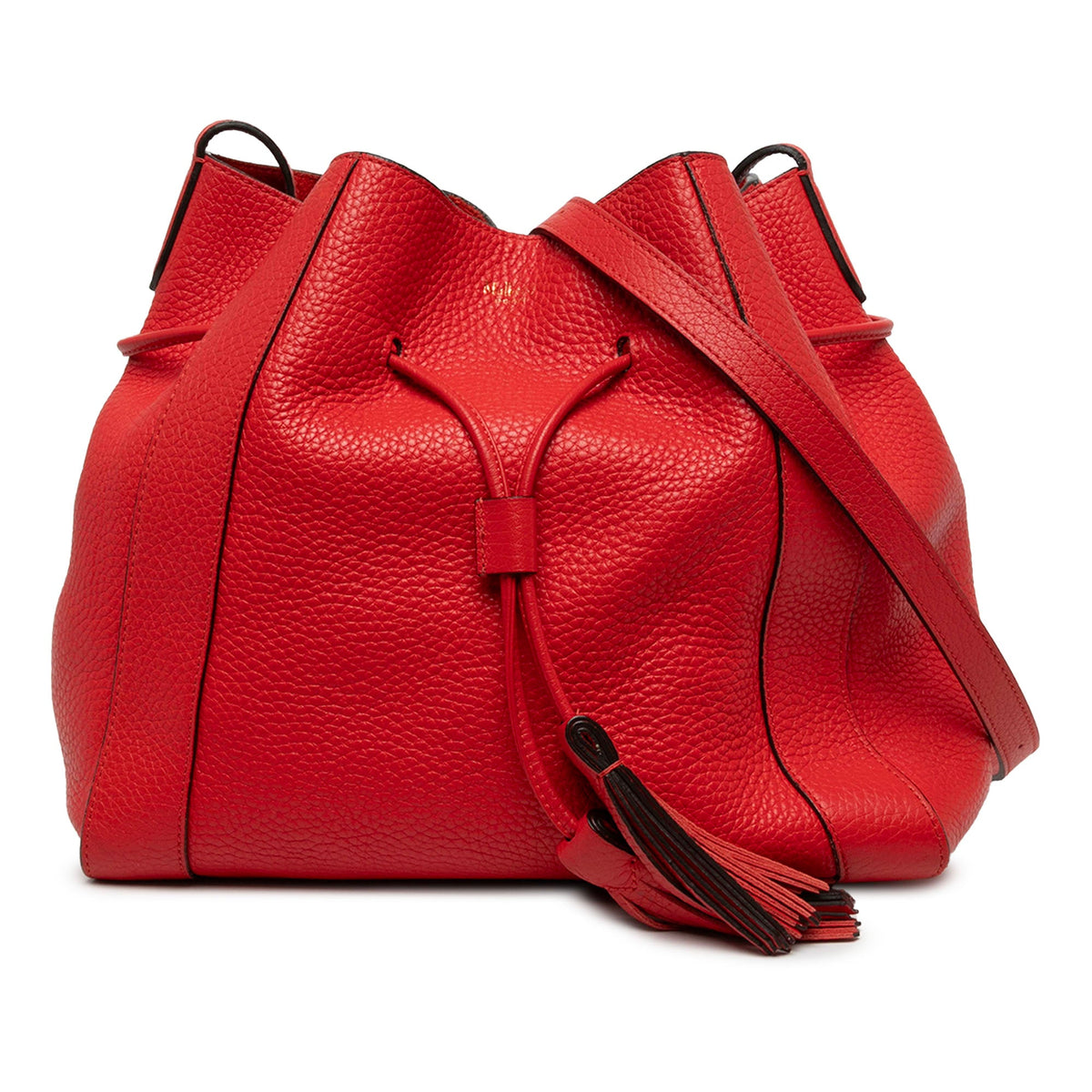 Mulberry Leather Millie Tote — Red