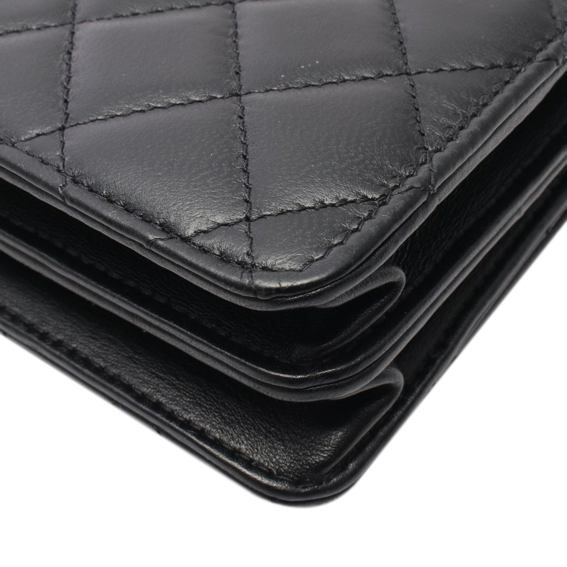 Chanel CC Quilted Lambskin Wallet on Chain