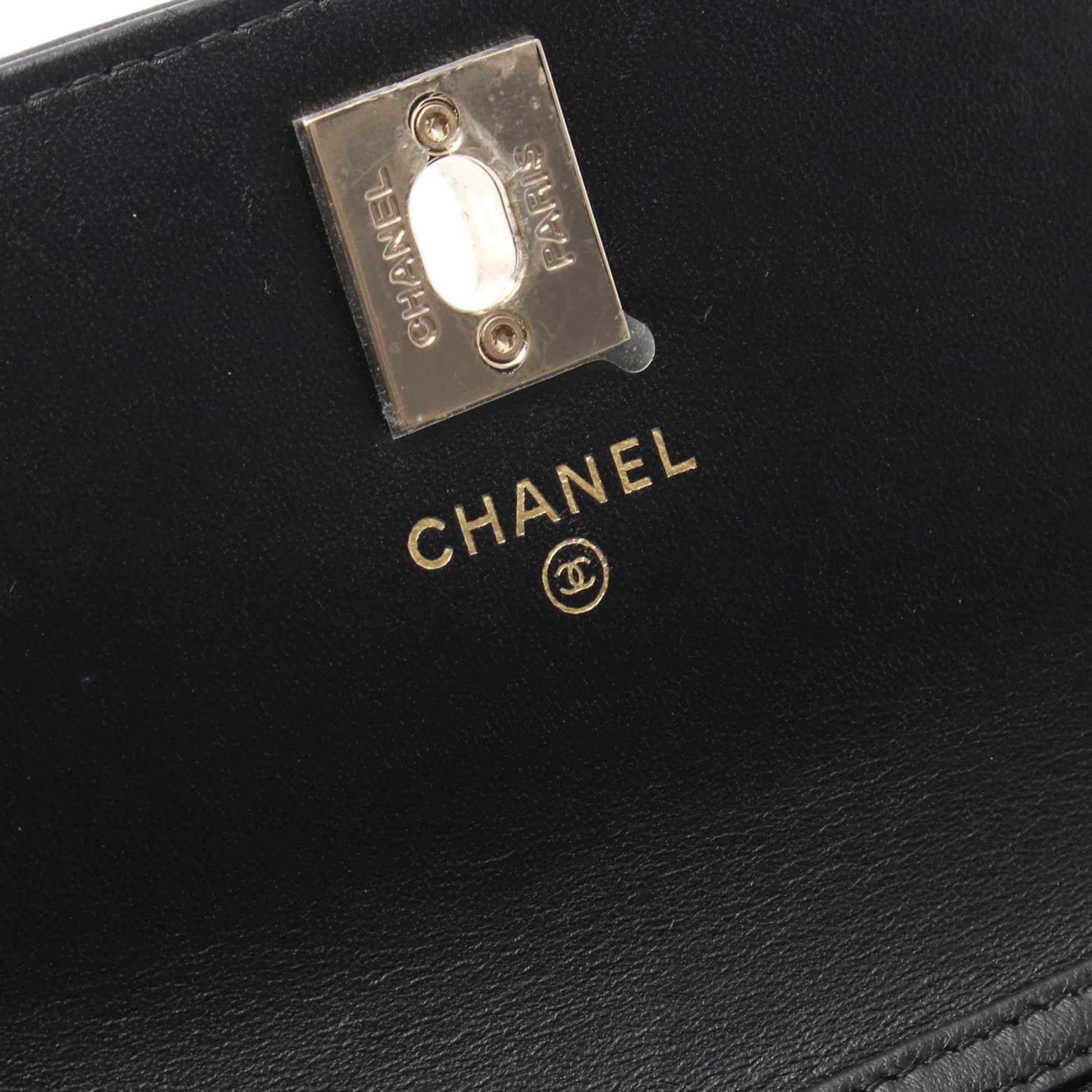 Chanel CC Quilted Lambskin Wallet on Chain