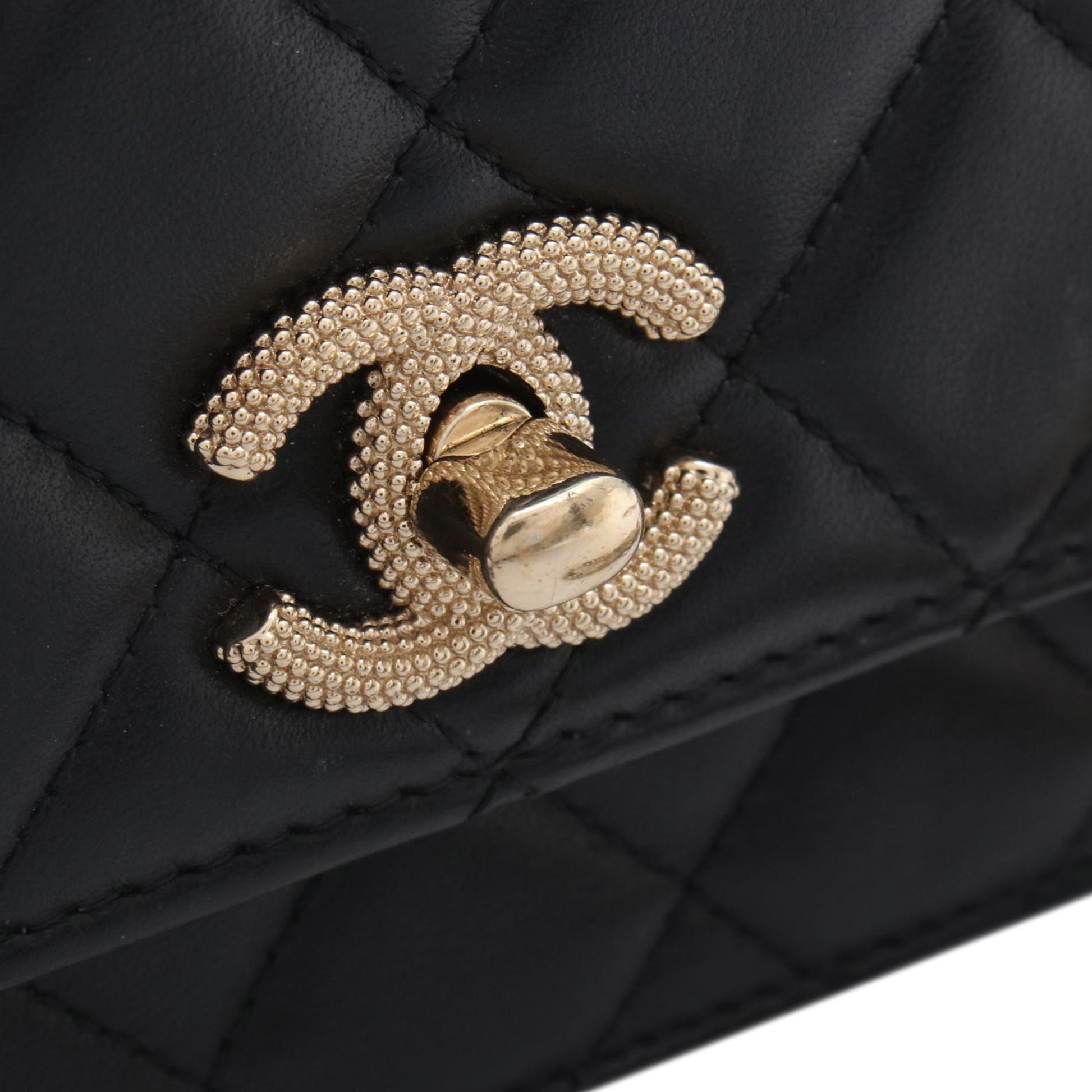 Chanel CC Quilted Lambskin Wallet on Chain