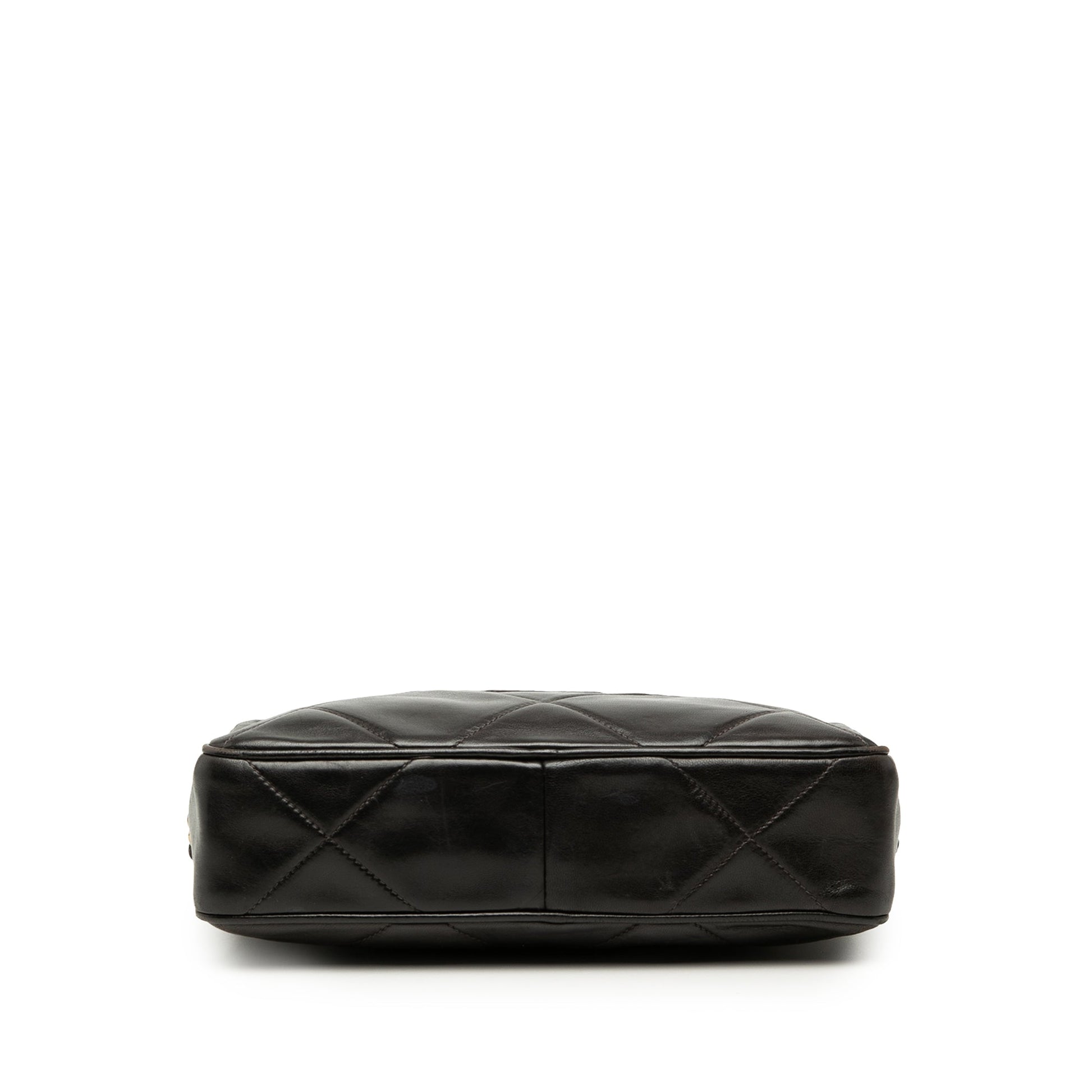 Chanel CC Diamond Quilted Lambskin Tassel Camera Bag