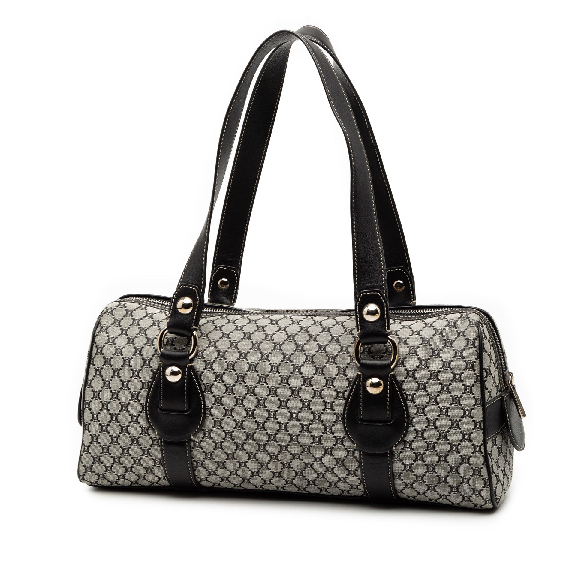 Celine Macadam Canvas Shoulder Bag