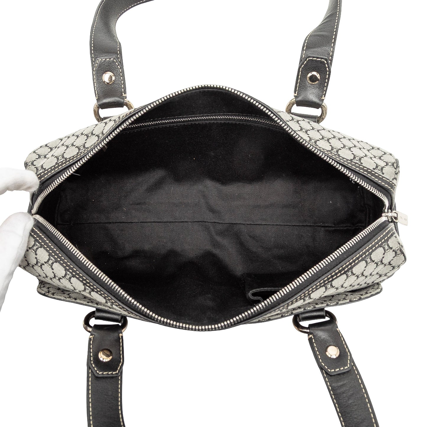 Celine Macadam Canvas Shoulder Bag