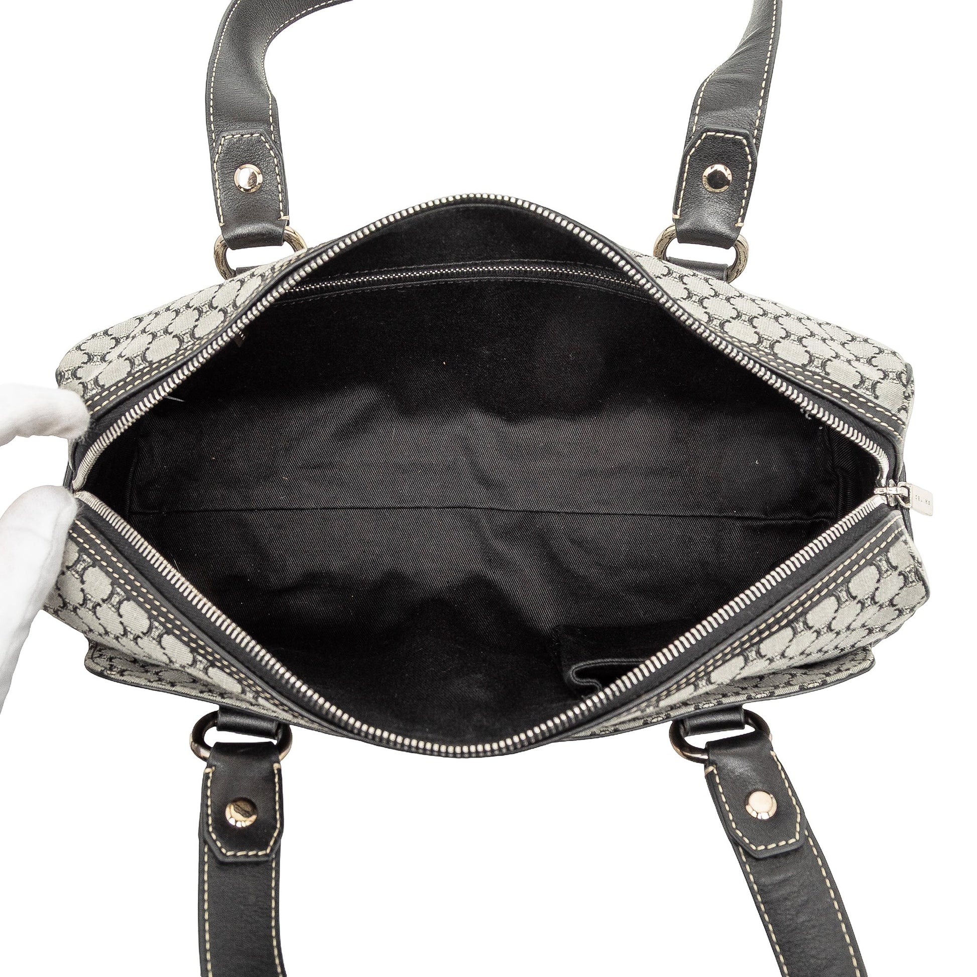 Celine Macadam Canvas Shoulder Bag