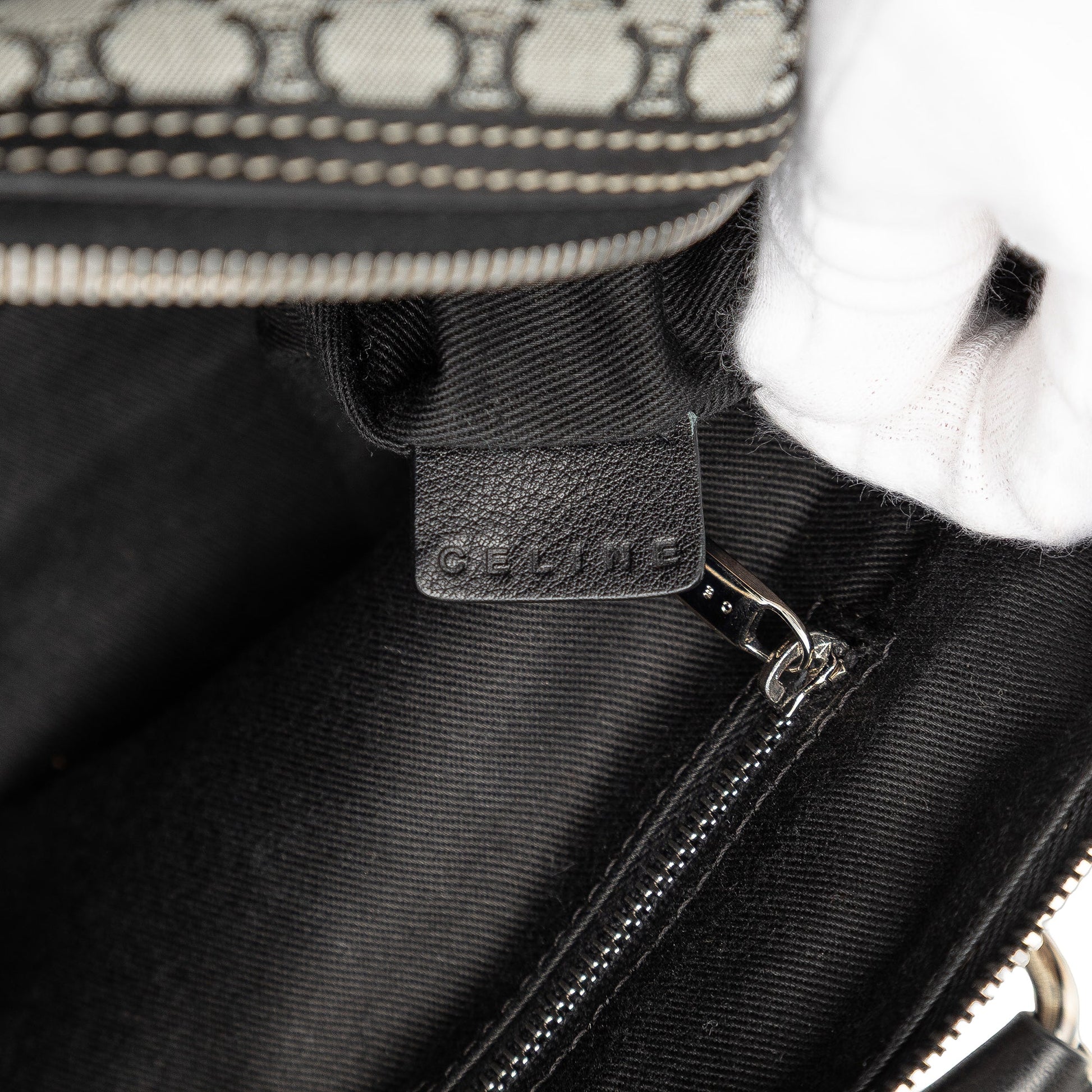 Celine Macadam Canvas Shoulder Bag