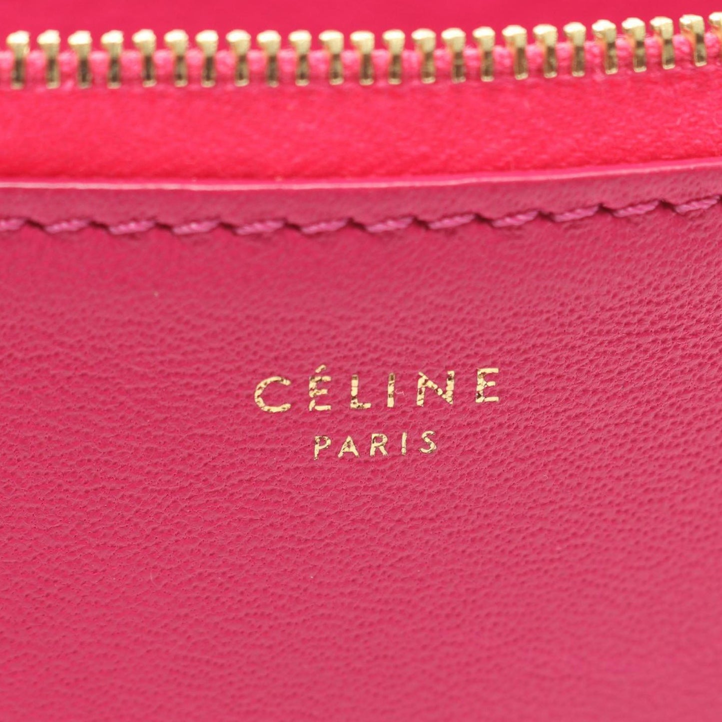 Celine Bicolor Lambskin Solo Clutch