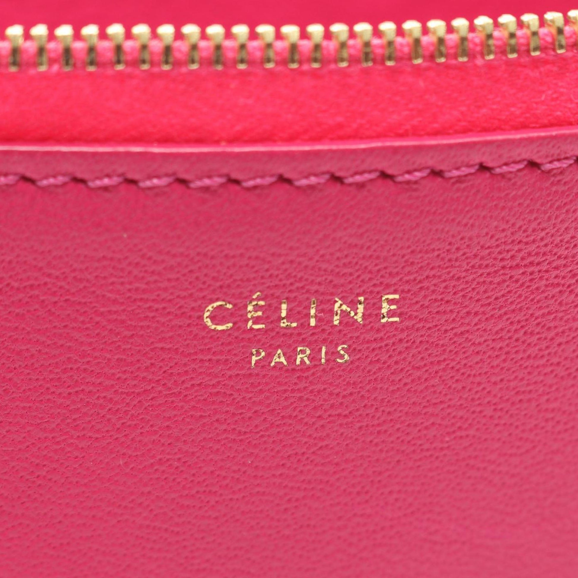 Celine Bicolor Lambskin Solo Clutch