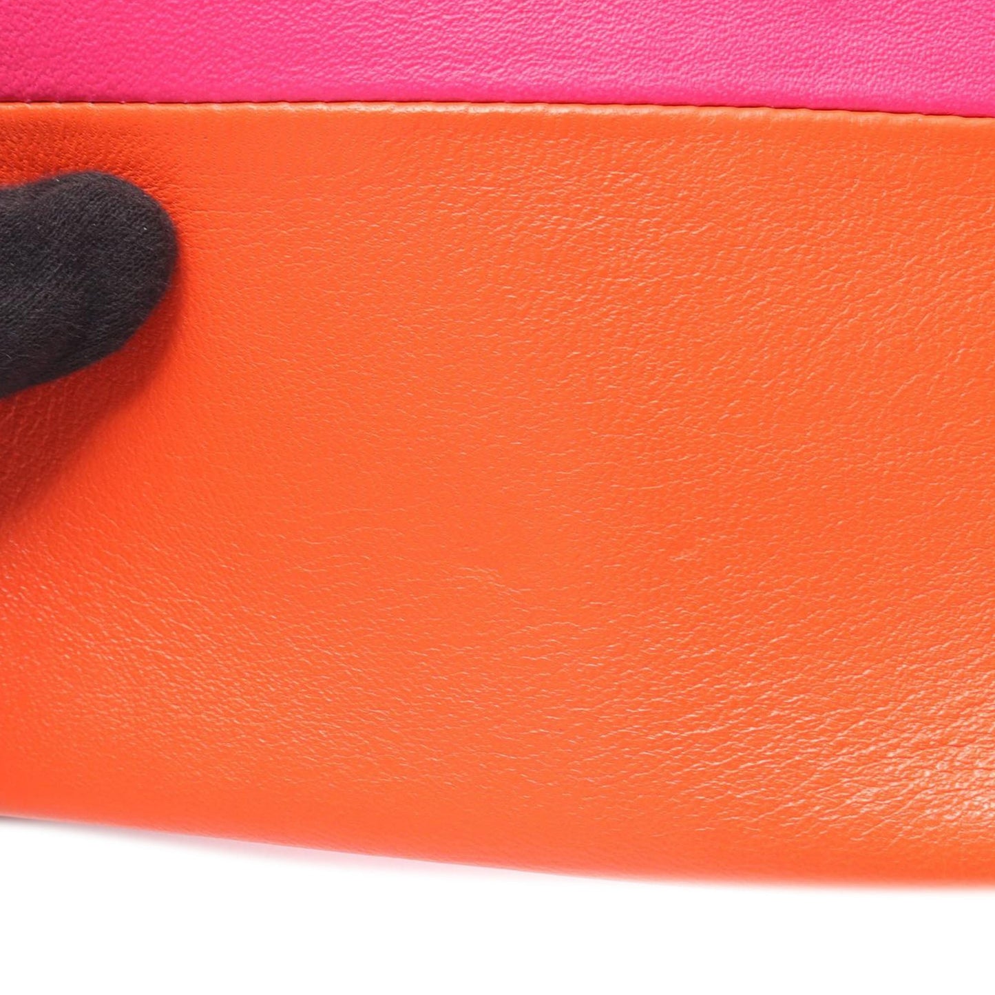 Celine Bicolor Lambskin Solo Clutch
