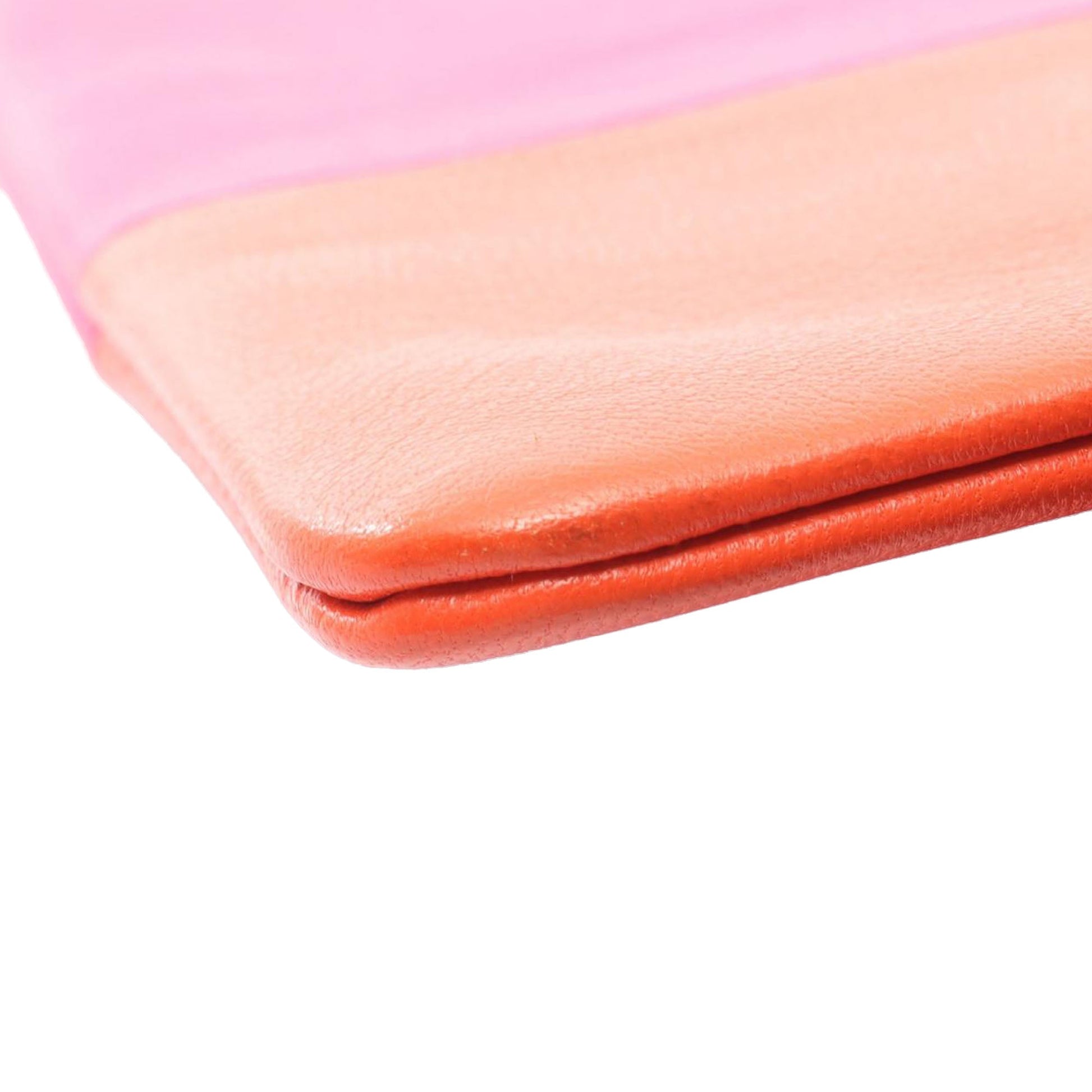 Celine Bicolor Lambskin Solo Clutch