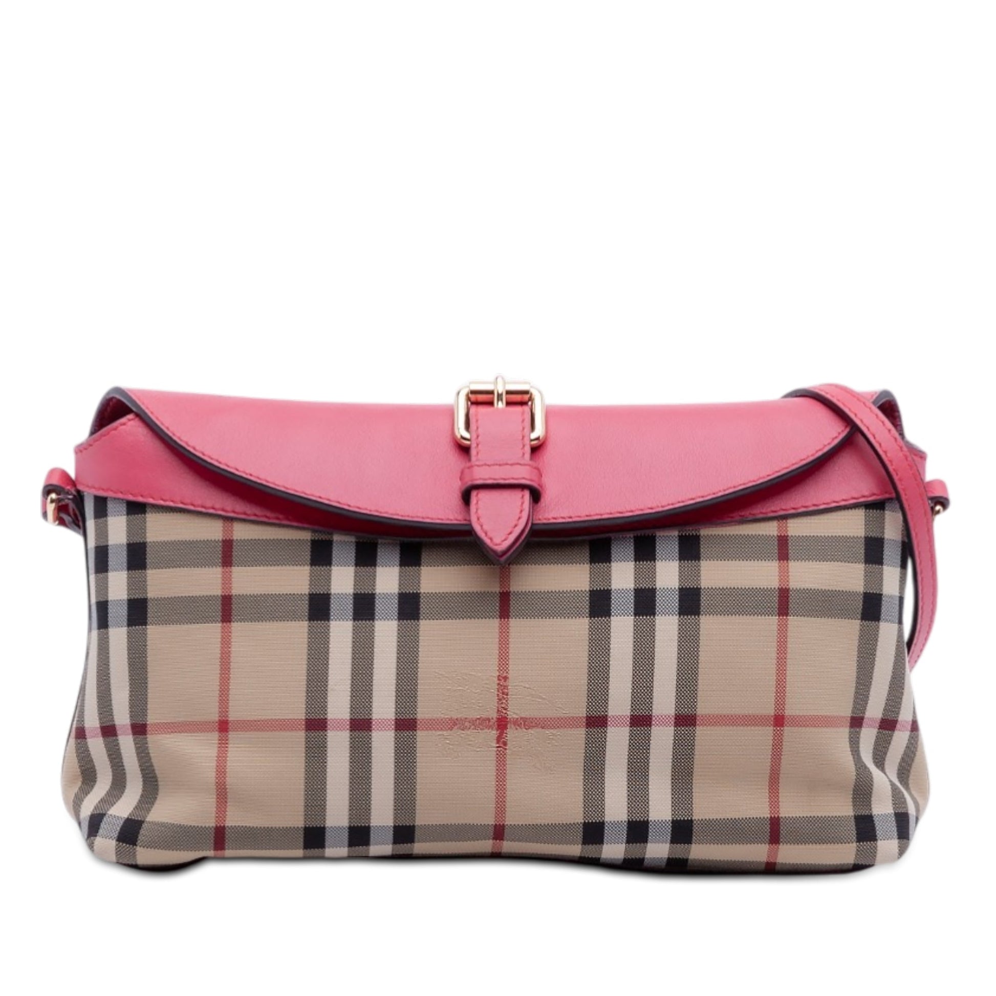 Burberry Haymarket Check Canvas Leah Crossbody