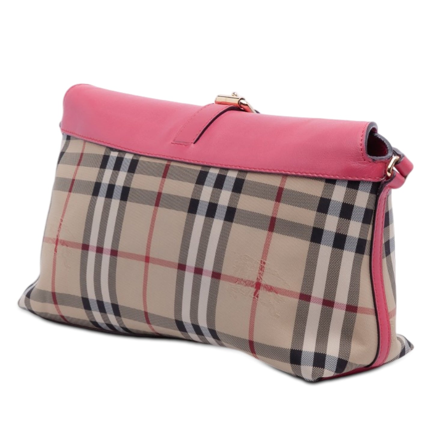 Burberry Haymarket Check Canvas Leah Crossbody