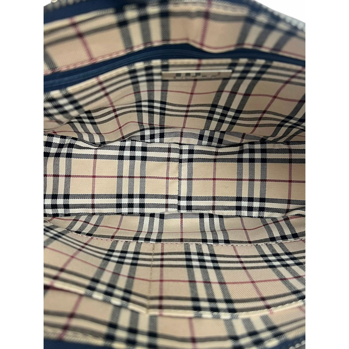 Burberry Leather Hobo — Blue