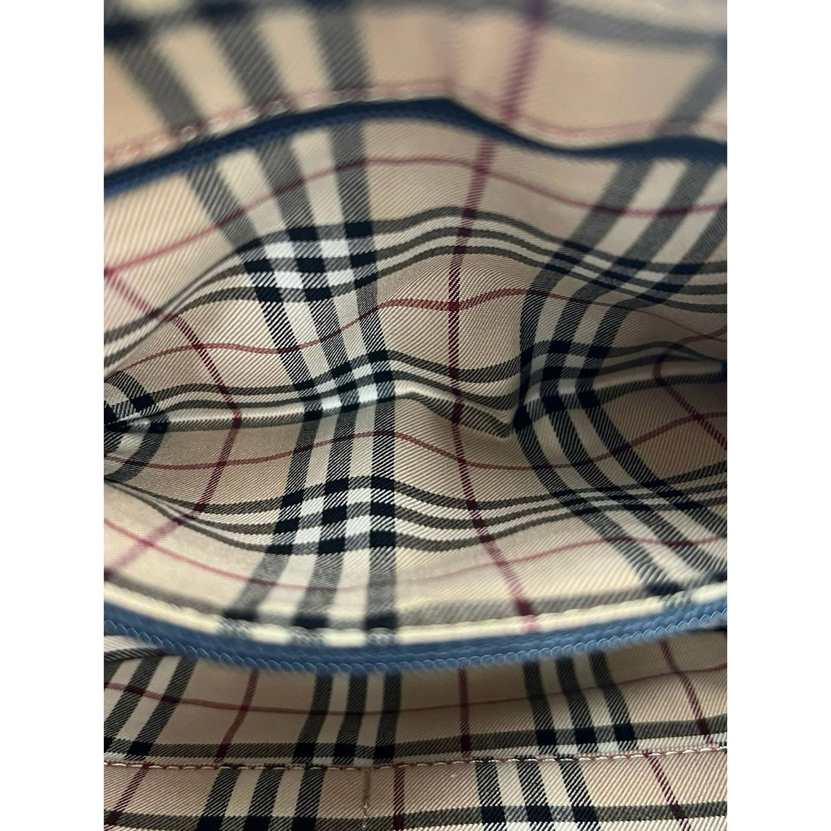Burberry Leather Hobo — Blue