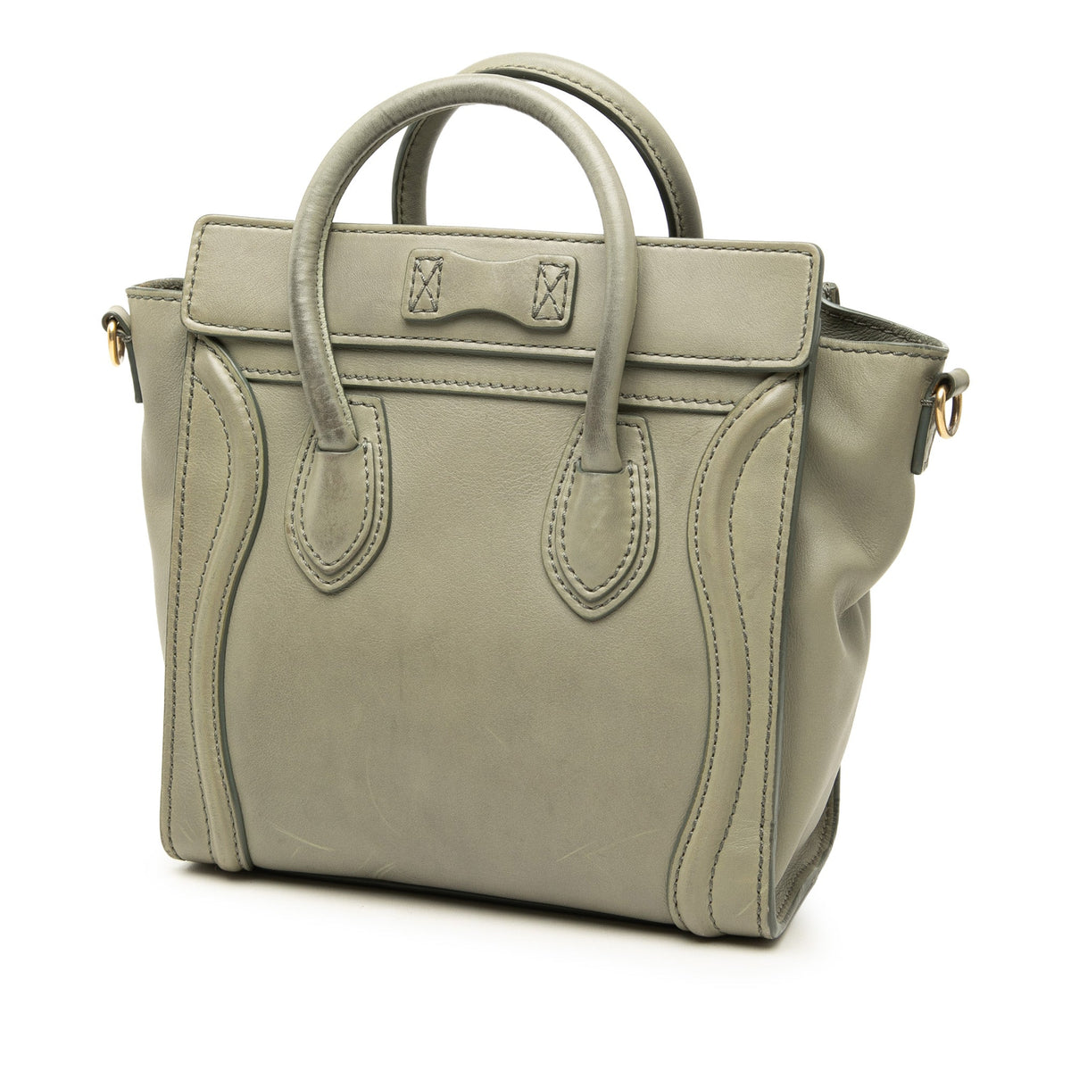 Celine Nano Leather Luggage Tote