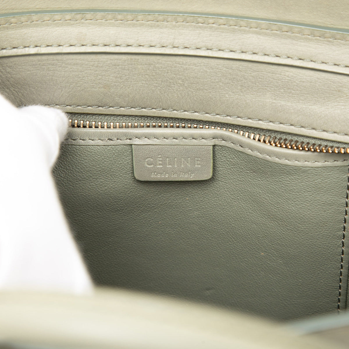 Celine Nano Leather Luggage Tote