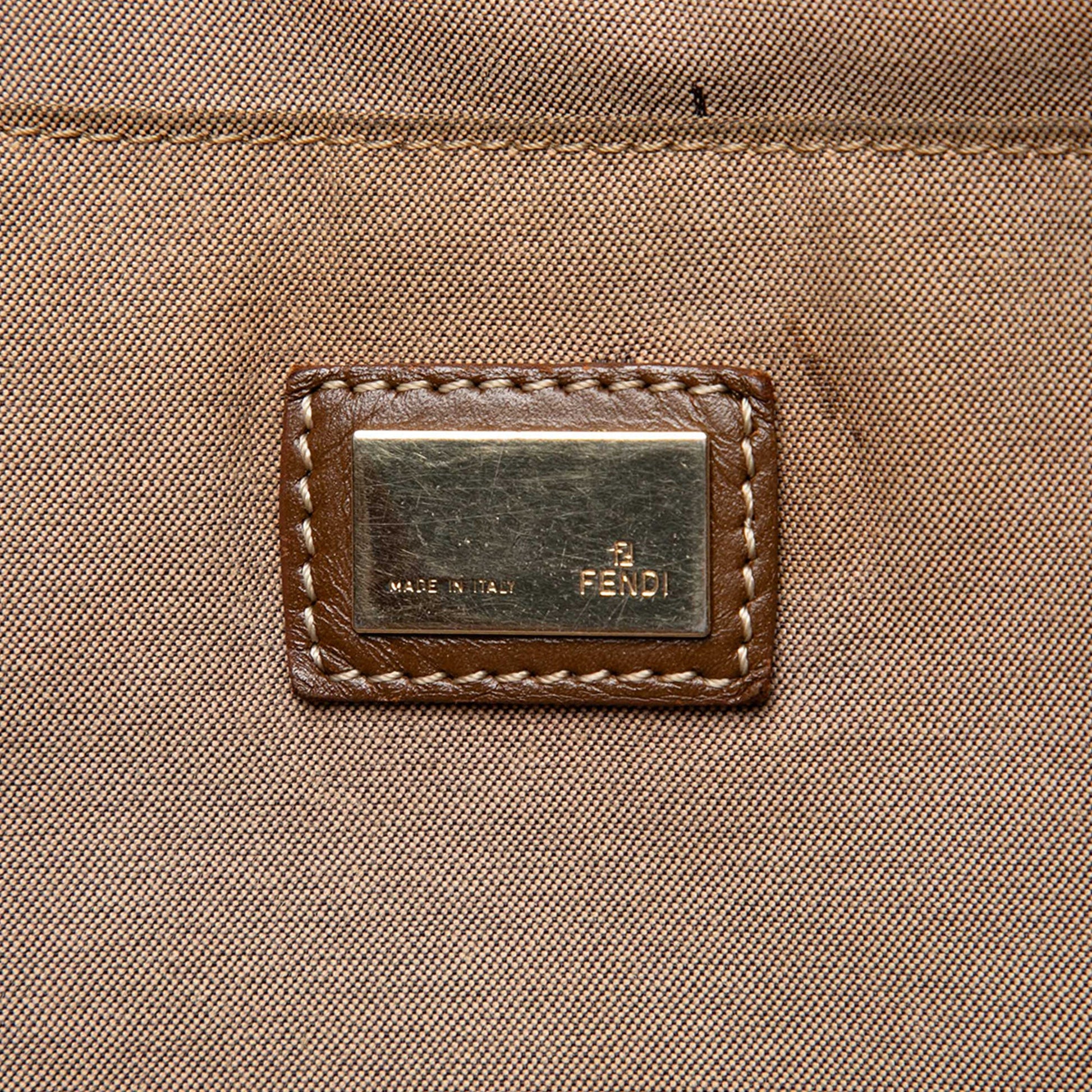 Fendi Zucchino Canvas Chef Shopping Tote
