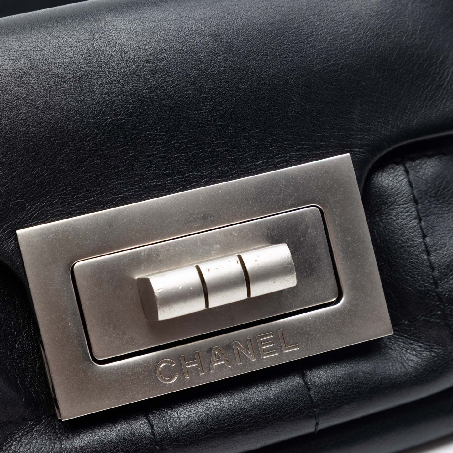 Chanel Calfskin Square Stitched Mademoiselle Shoulder Bag