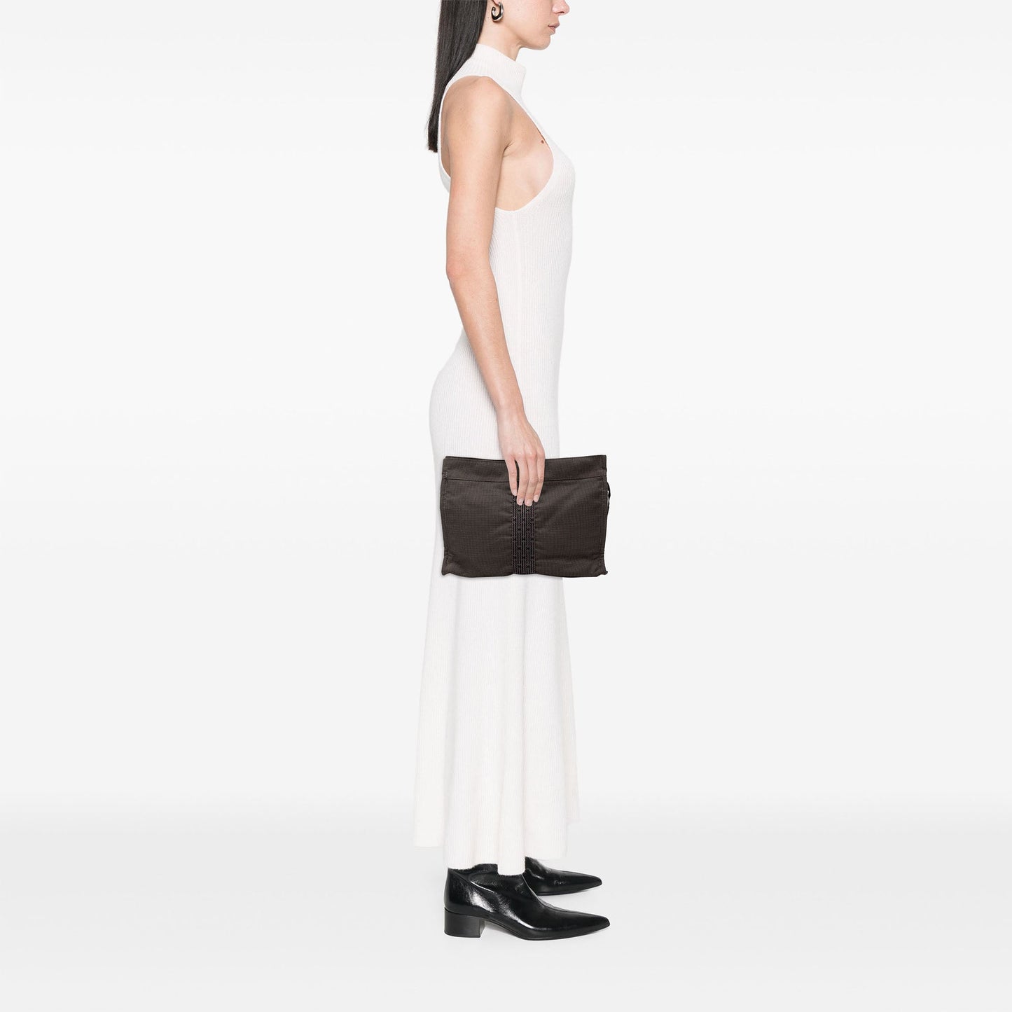 Hermès Canvas Herline Clutch