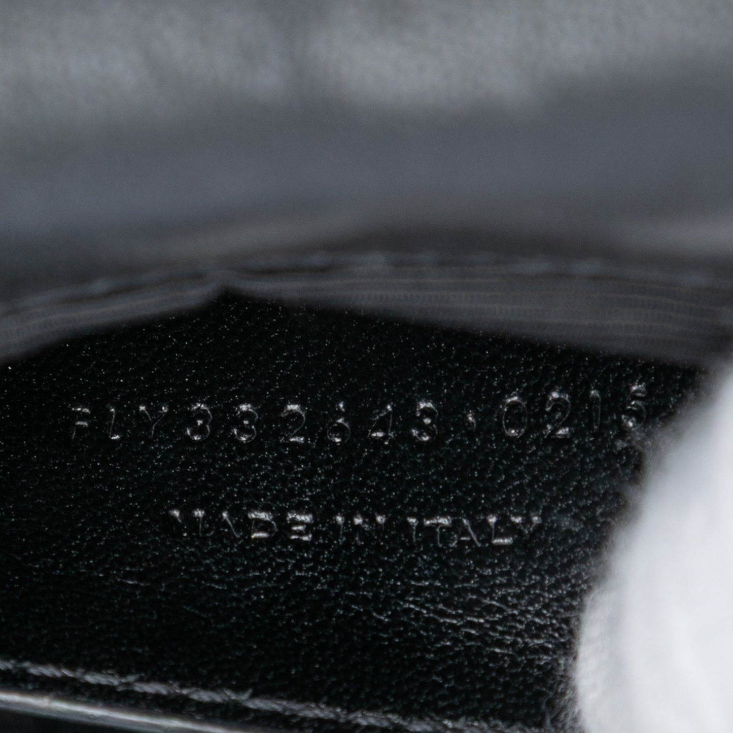 Leather Monogram Crystal Studded Cassandre Clutch