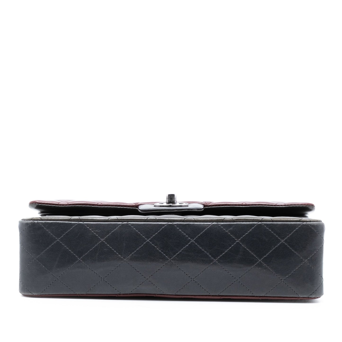 Chanel Medium Classic Tricolor Lambskin Double Flap
