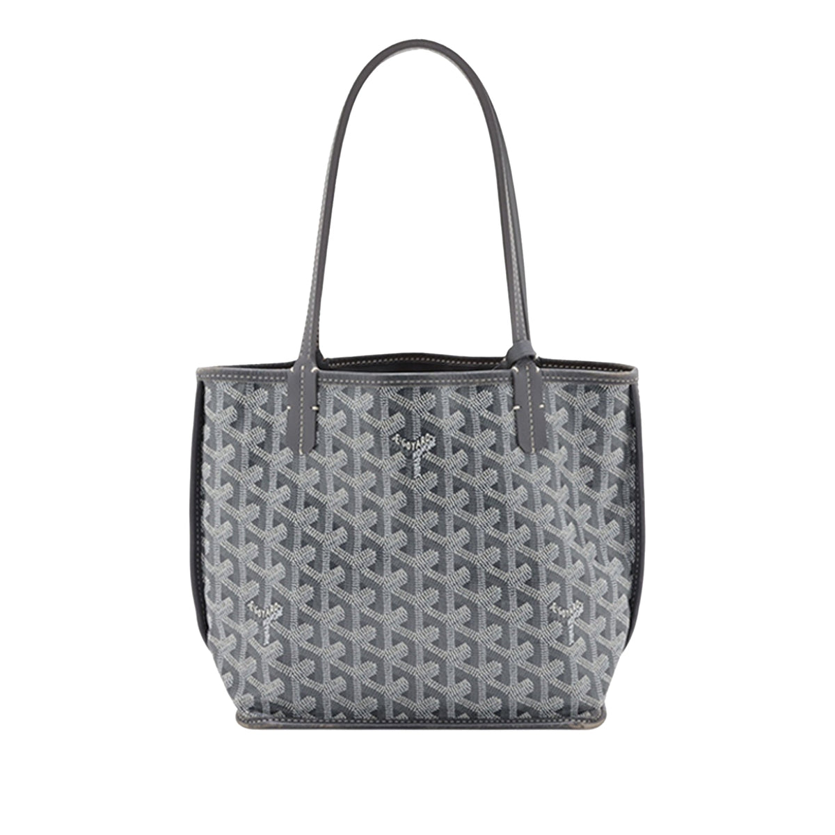 Goyard Mini Goyardine Reversible Anjou — Gray