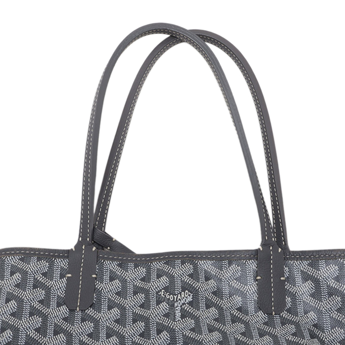 Goyard Mini Goyardine Reversible Anjou — Gray