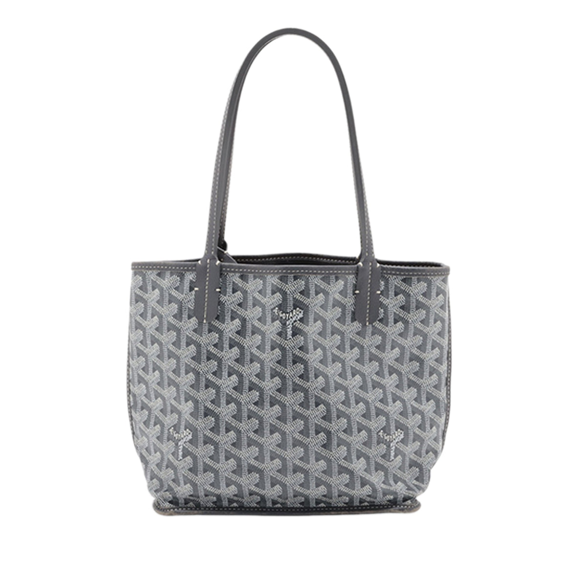 Goyard Mini Goyardine Reversible Anjou — Gray