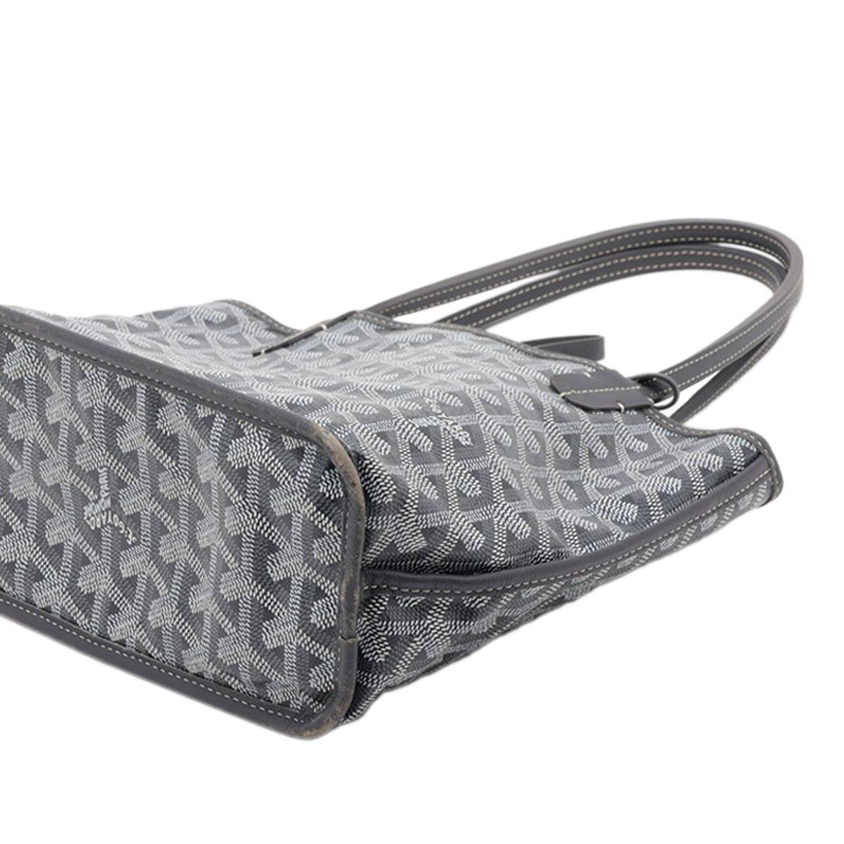 Goyard Mini Goyardine Reversible Anjou — Gray