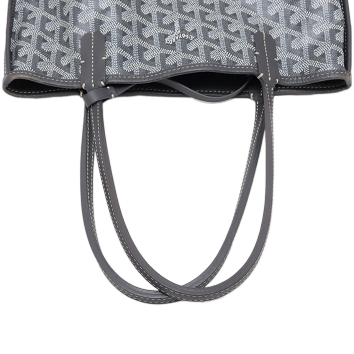 Goyard Mini Goyardine Reversible Anjou — Gray