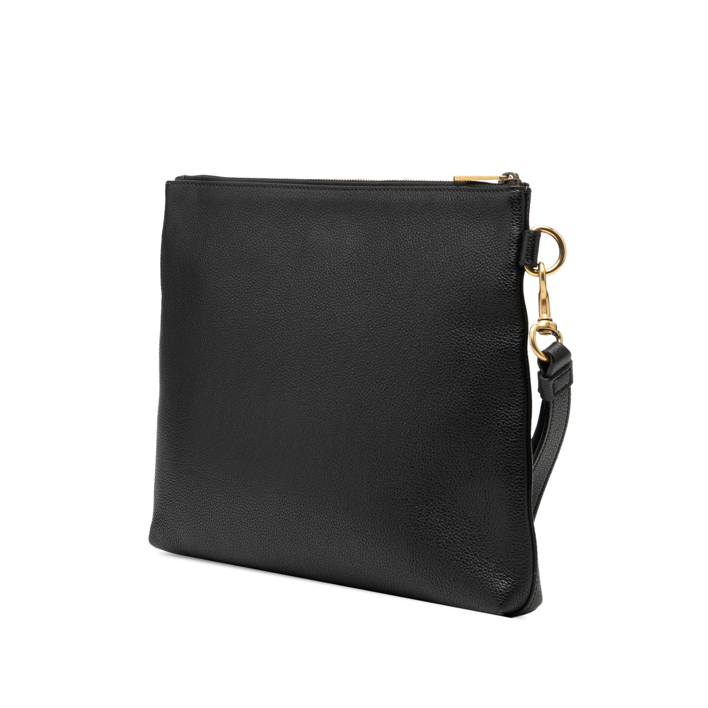 Gucci Leather Logo Clutch