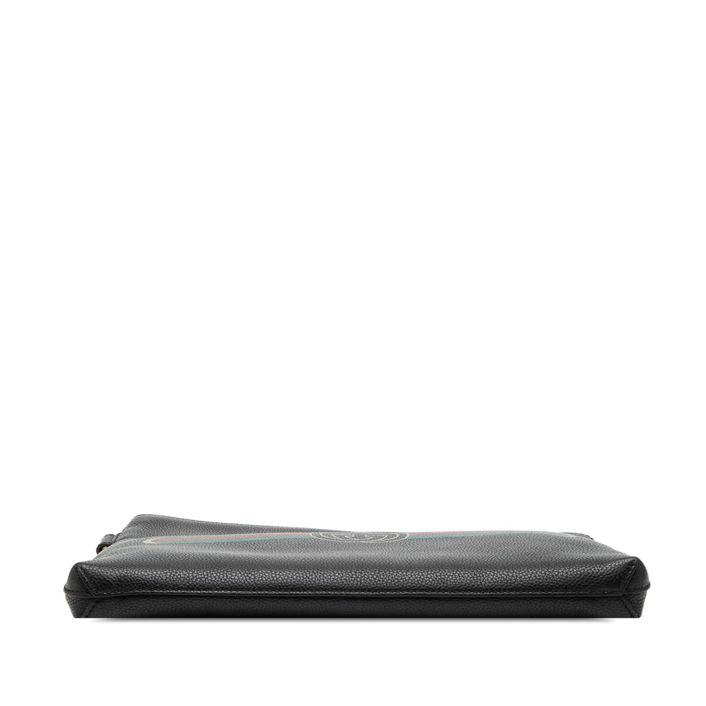 Gucci Leather Logo Clutch