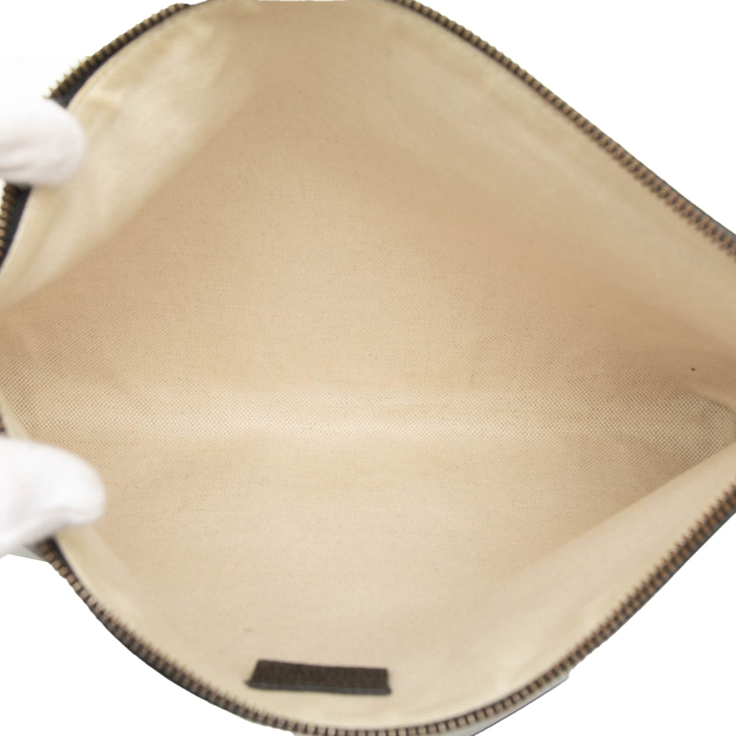 Gucci Leather Logo Clutch