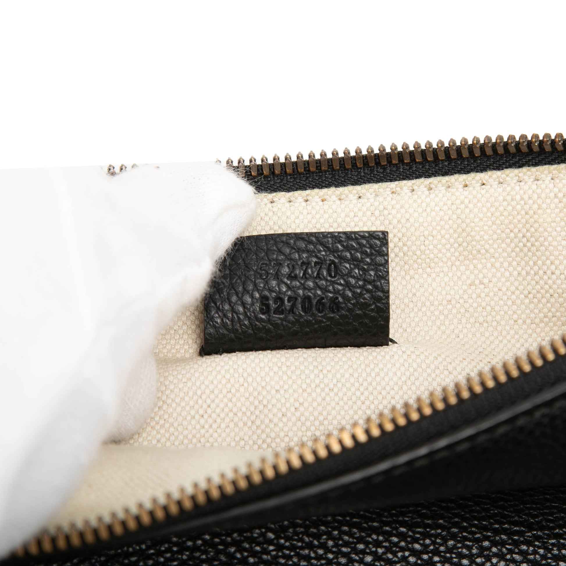 Gucci Leather Logo Clutch