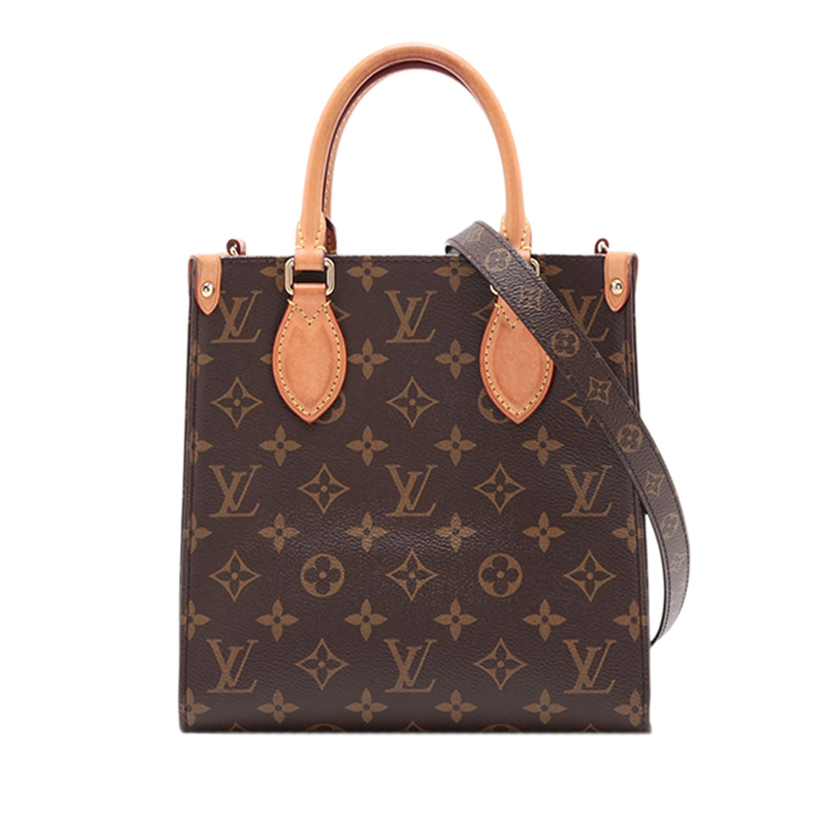 Louis Vuitton Monogram Sac Plat BB — Brown