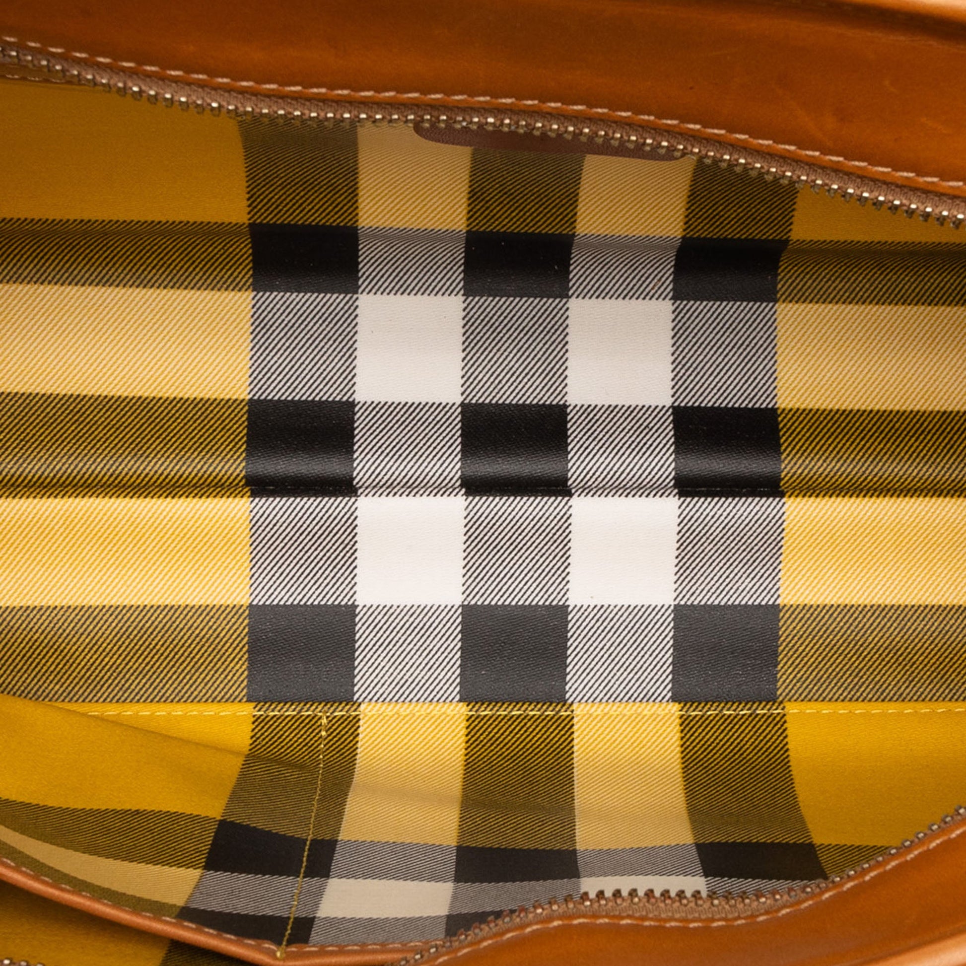 Burberry Straw and Leather Handbag