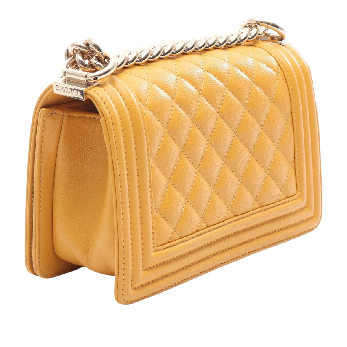 Chanel Small Quilted Caviar Boy Flap