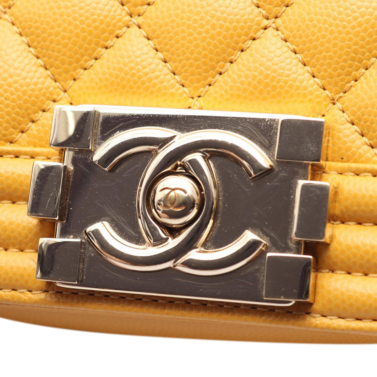 Chanel Small Quilted Caviar Boy Flap