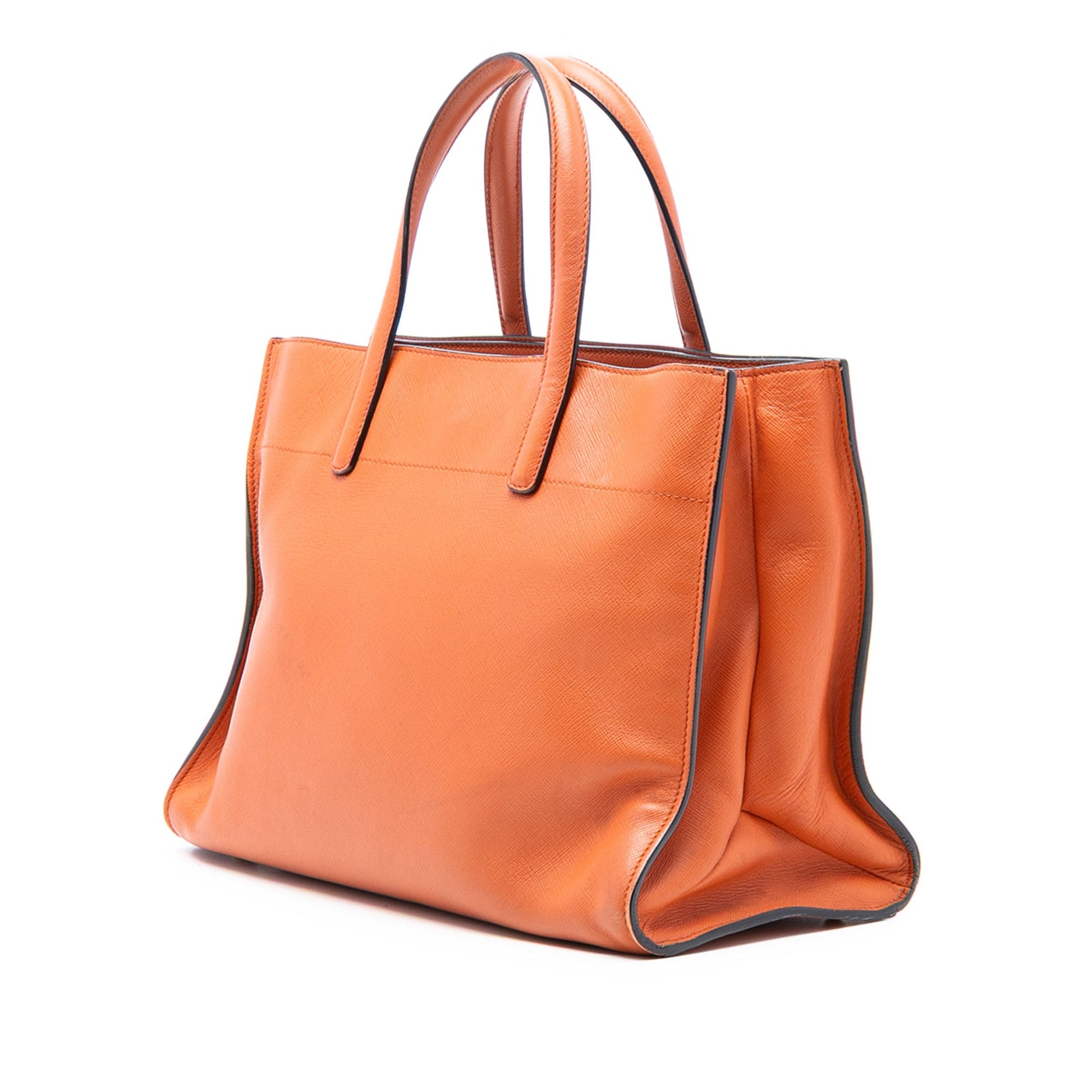 Prada Saffiano Soft Triple Pocket Tote
