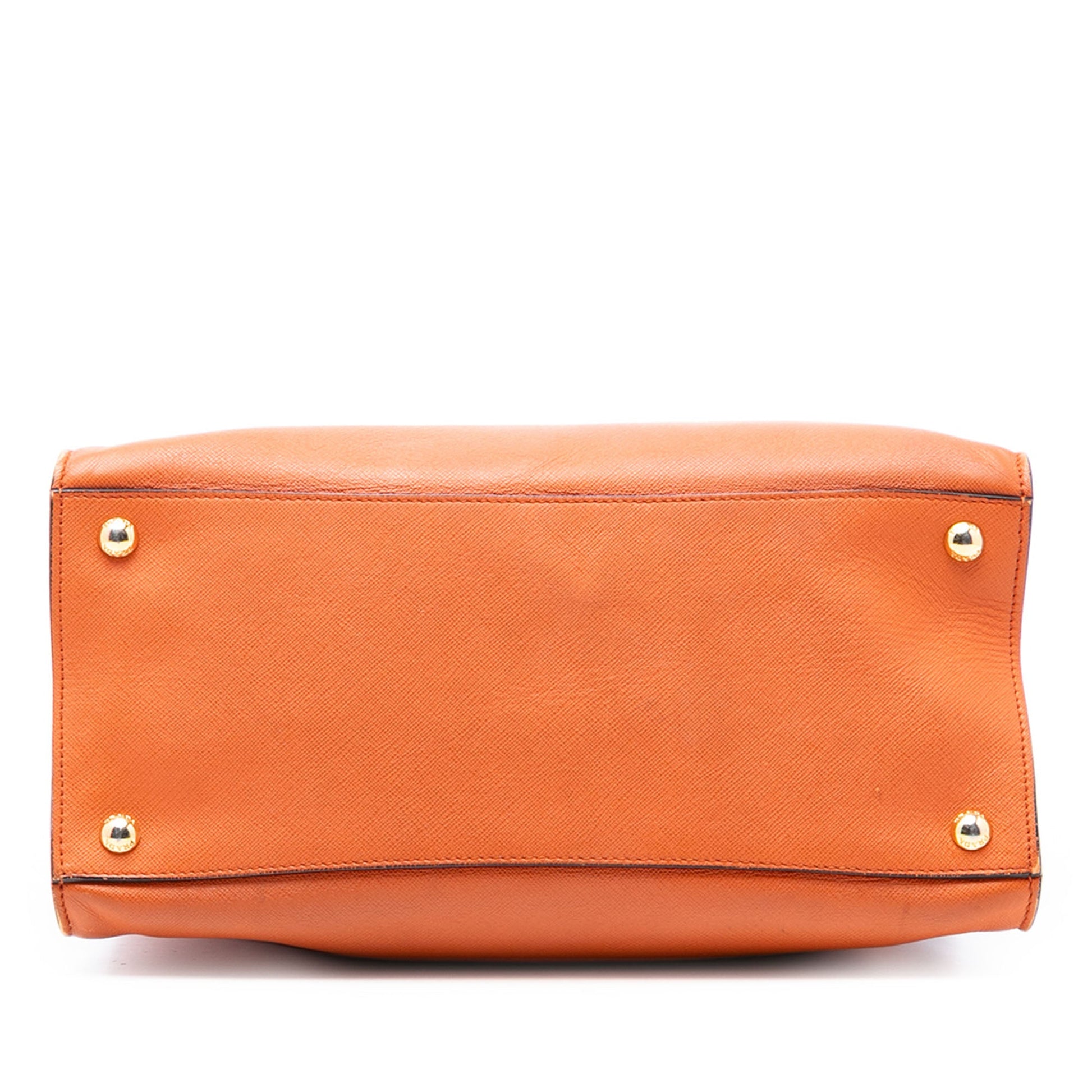 Prada Saffiano Soft Triple Pocket Tote