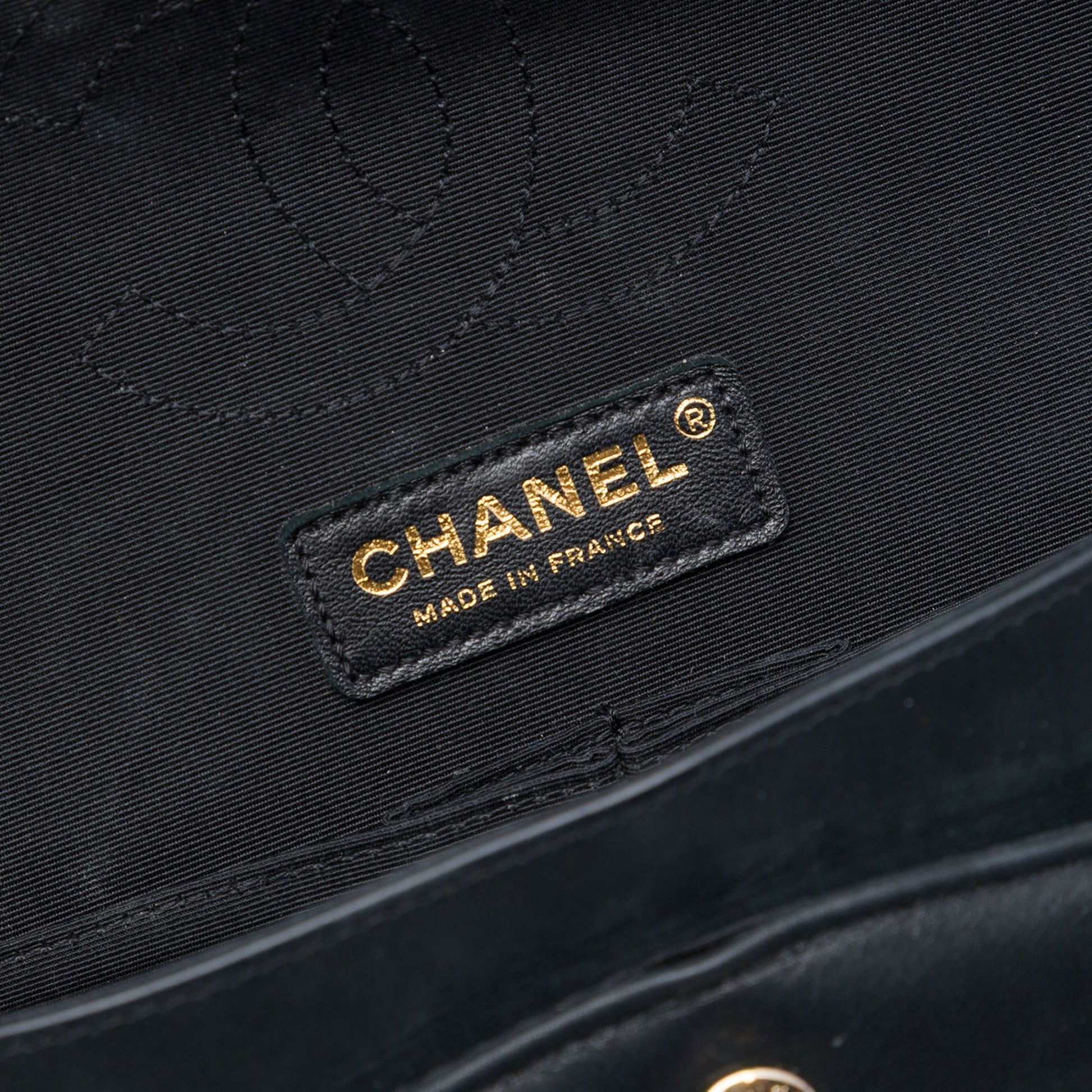 Chanel Medium Classic Bicolor Caviar and Iridescent Calfskin Double Flap