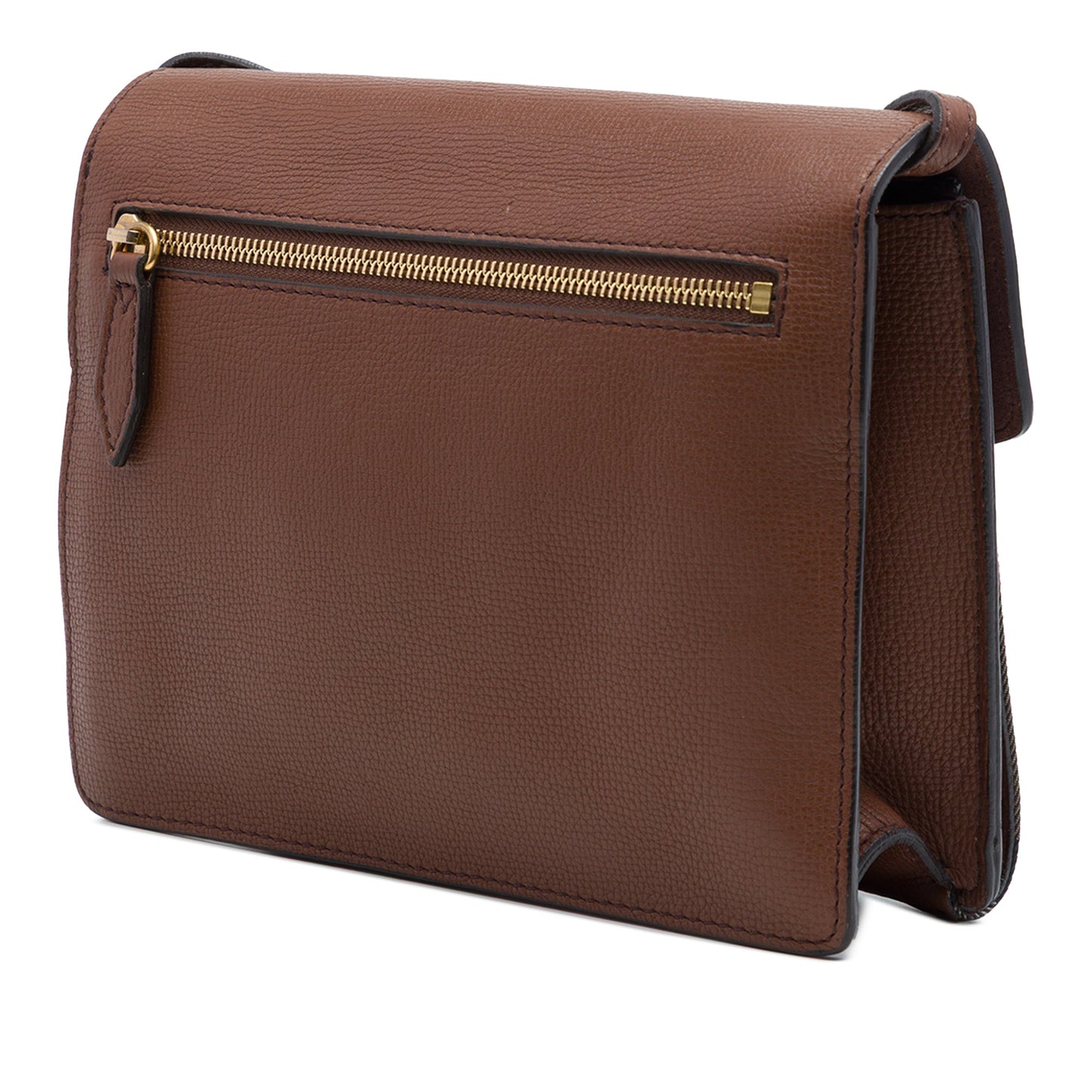 Burberry Small Leather and House Check Canvas Derby Macken Crossbody