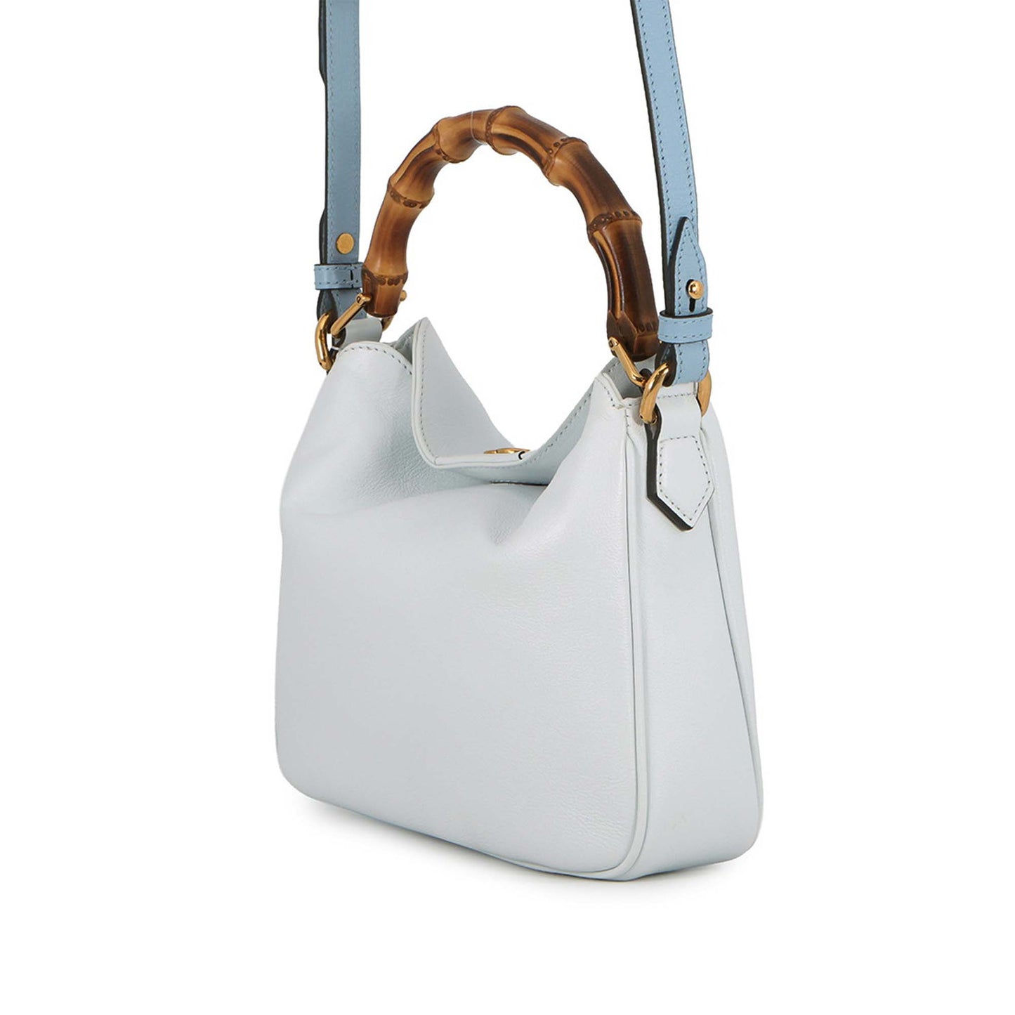 Gucci Small Calfskin Bamboo Diana Satchel
