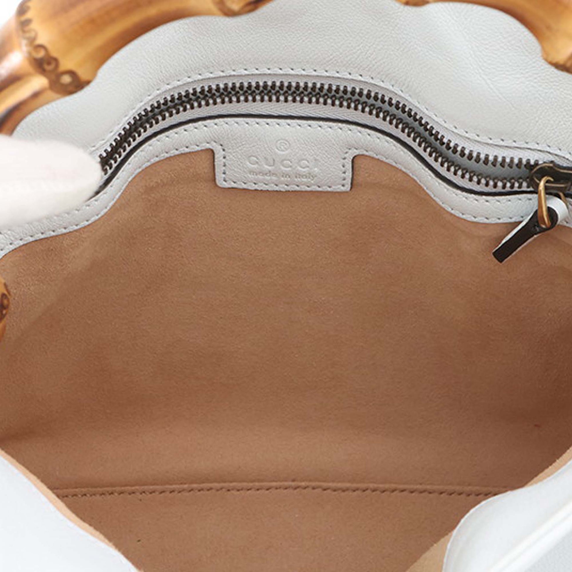 Gucci Small Calfskin Bamboo Diana Satchel