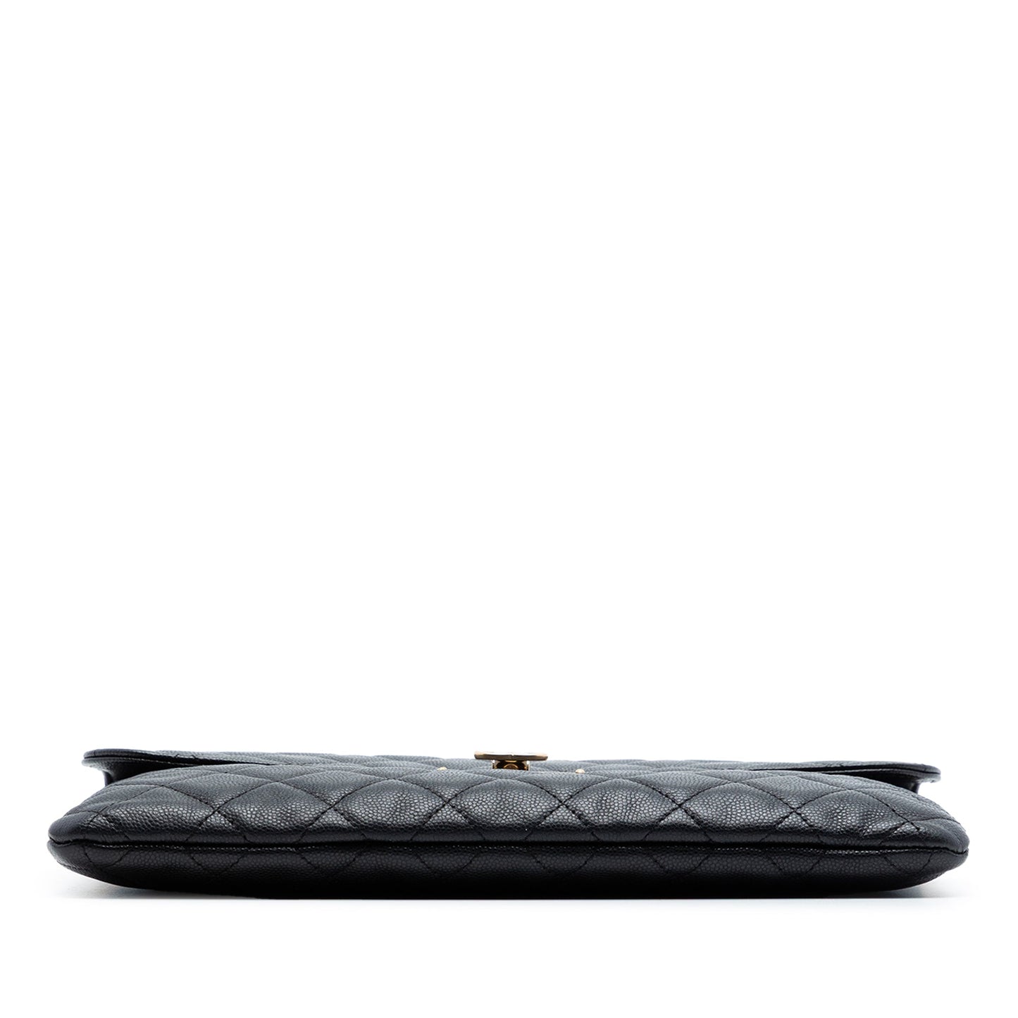 Chanel Medium Quilted Caviar Golden Class O Case Clutch